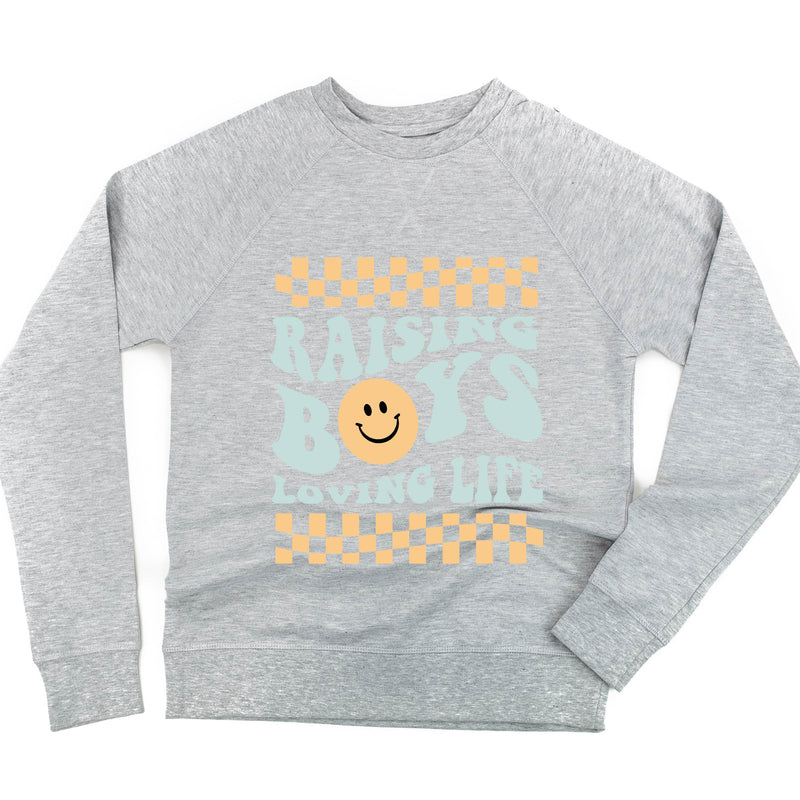 THE RETRO EDIT - Raising Boys Loving Life - Lightweight Pullover Sweater