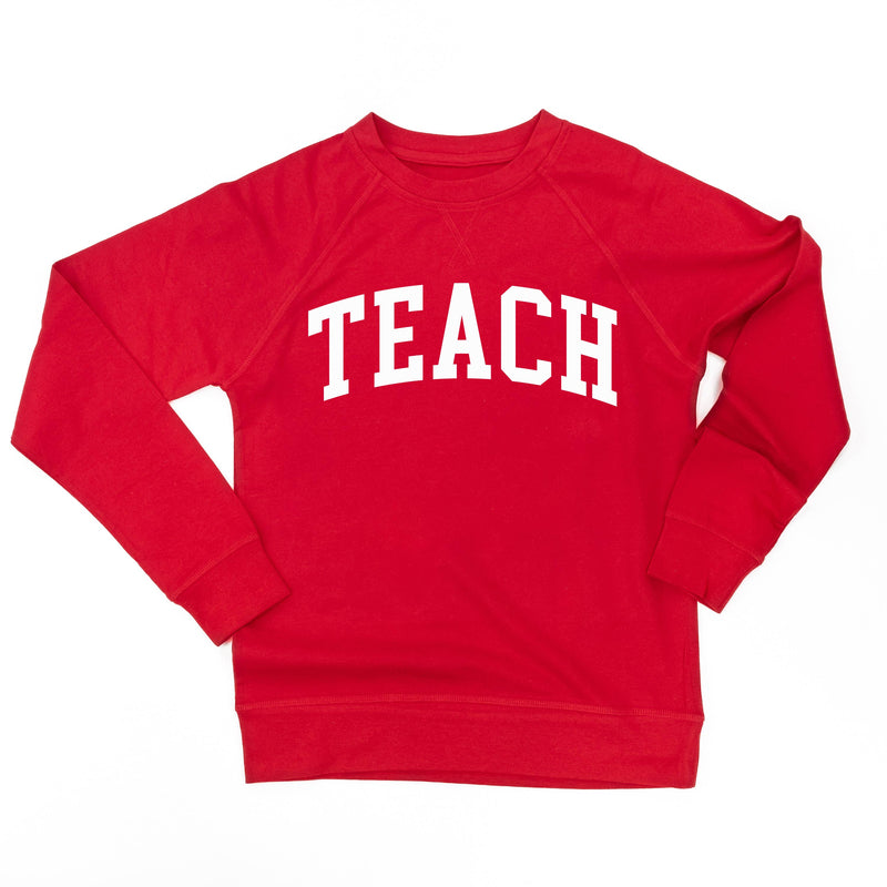 TEACH (Varsity) - Lightweight Pullover Sweater