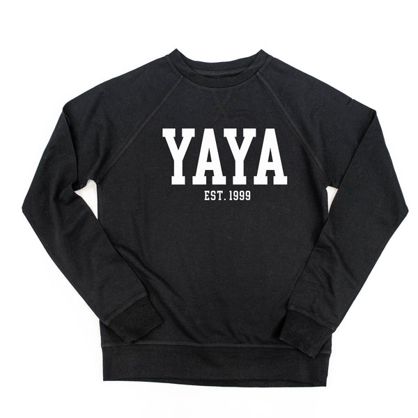 Yaya - EST. (Select Your Year) ﻿- Lightweight Pullover Sweater