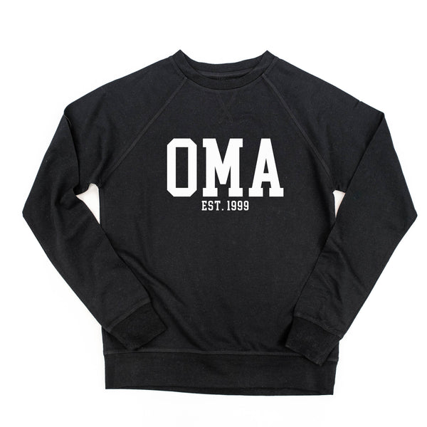 Oma - EST. (Select Your Year) ﻿- Lightweight Pullover Sweater