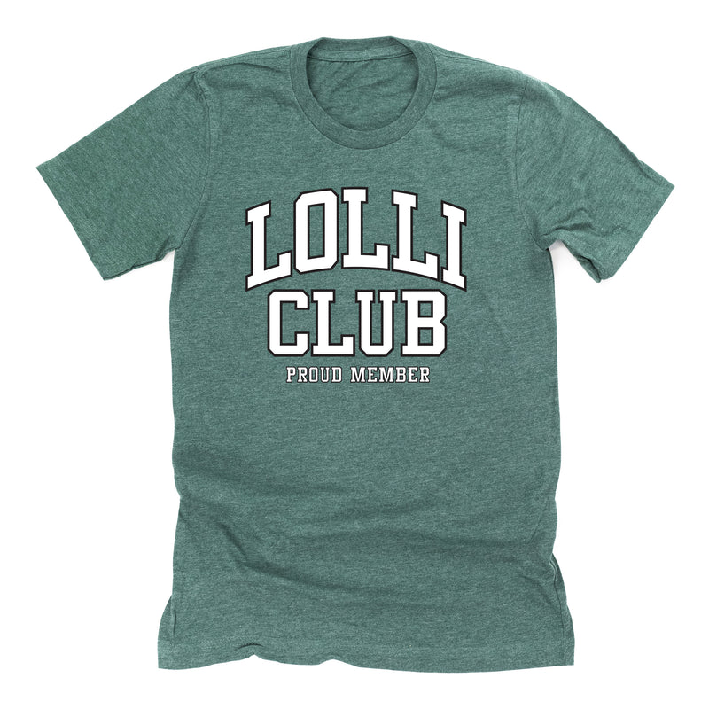 Varsity Style - LOLLI Club - Proud Member - Unisex Tee