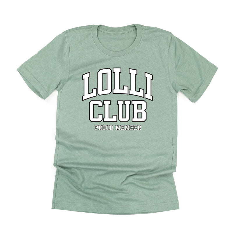 Varsity Style - LOLLI Club - Proud Member - Unisex Tee