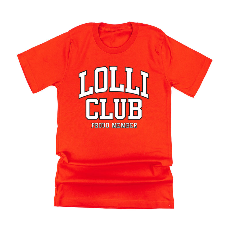 Varsity Style - LOLLI Club - Proud Member - Unisex Tee