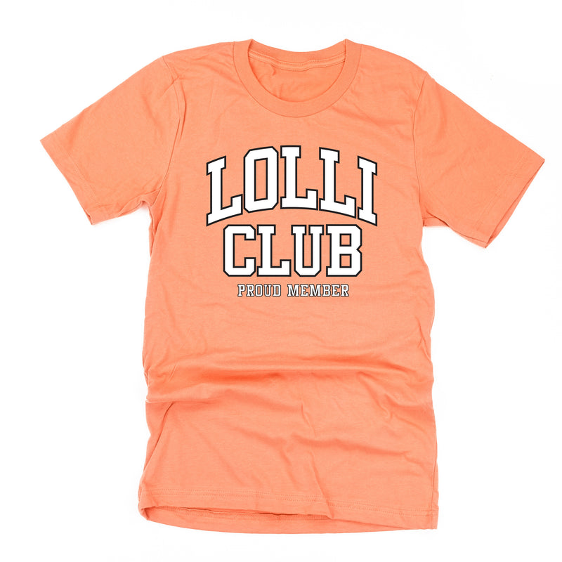 Varsity Style - LOLLI Club - Proud Member - Unisex Tee