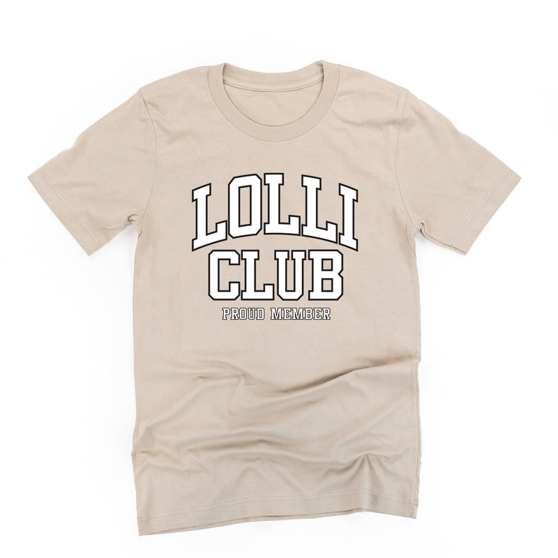 Varsity Style - LOLLI Club - Proud Member - Unisex Tee