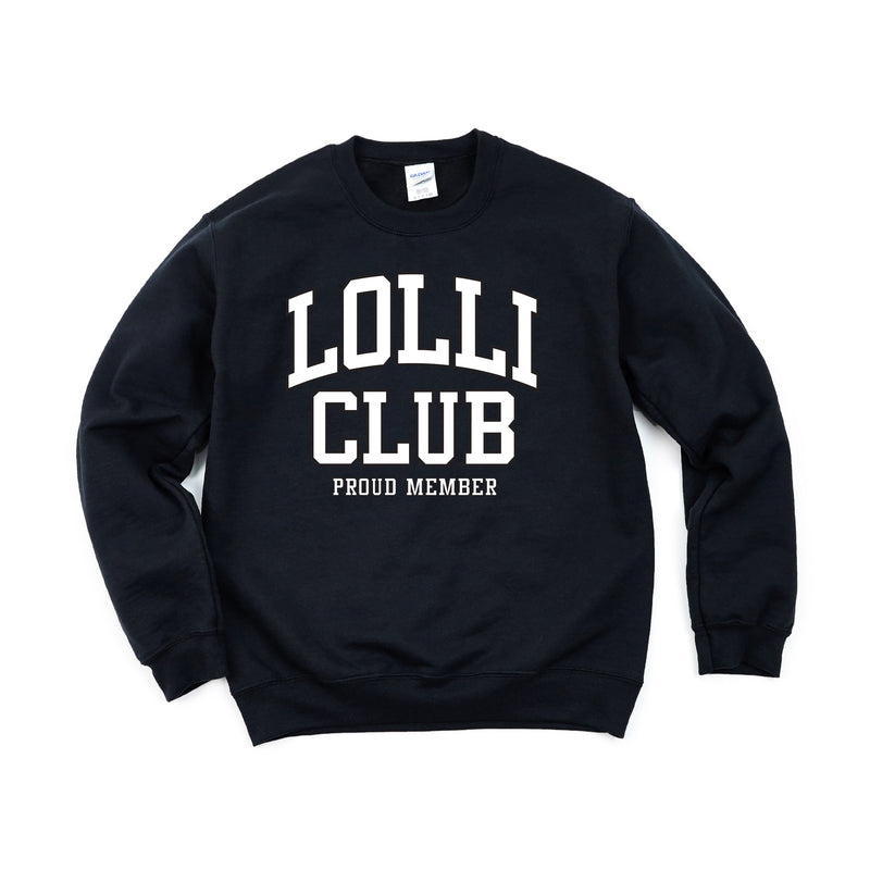 Varsity Style - LOLLI Club - Proud Member - BASIC FLEECE CREWNECK