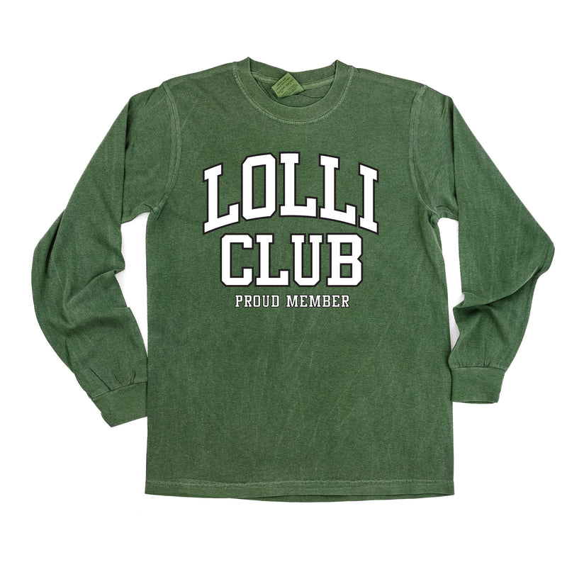 Varsity Style - LOLLI Club - Proud Member - LONG SLEEVE COMFORT COLORS TEE