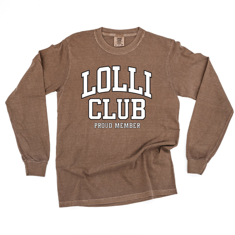 Varsity Style - LOLLI Club - Proud Member - LONG SLEEVE COMFORT COLORS TEE