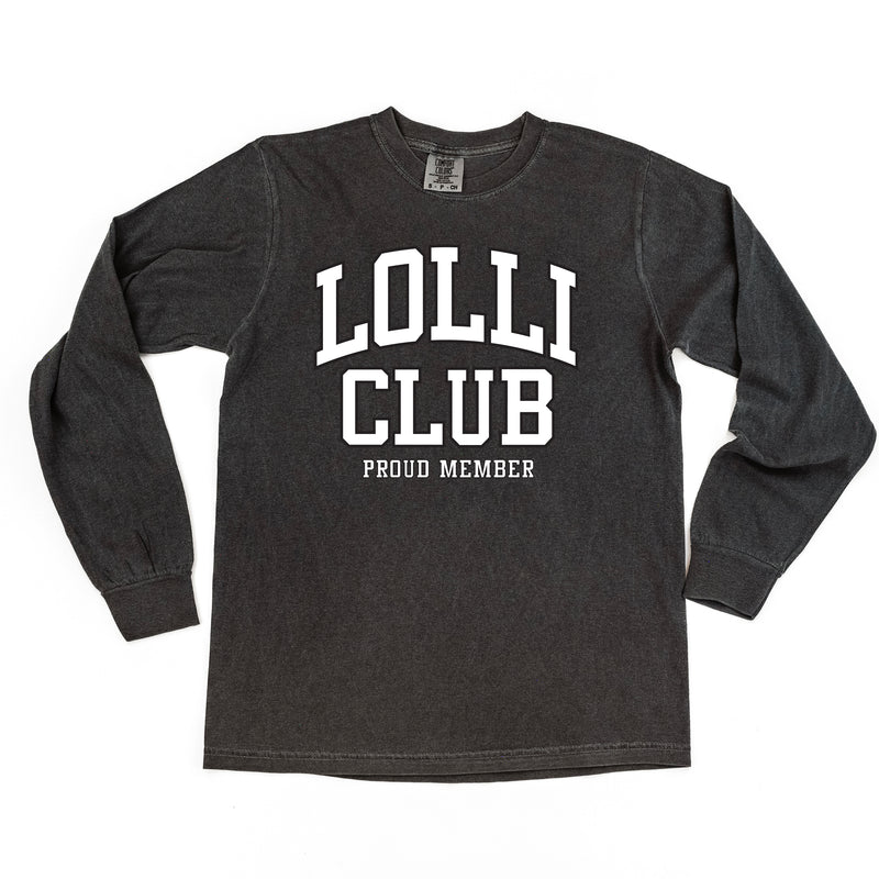 Varsity Style - LOLLI Club - Proud Member - LONG SLEEVE COMFORT COLORS TEE