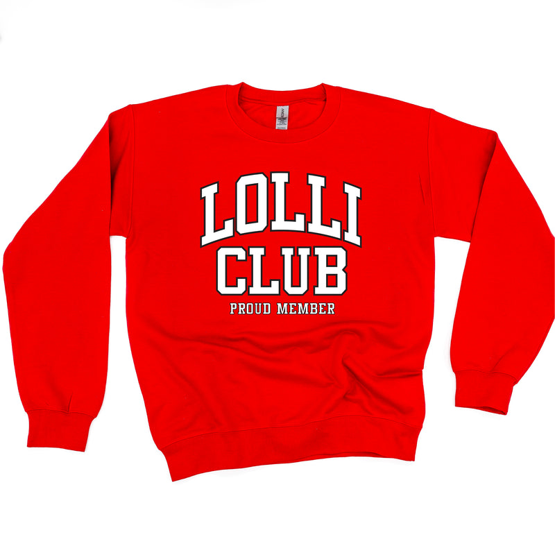 Varsity Style - LOLLI Club - Proud Member - BASIC FLEECE CREWNECK