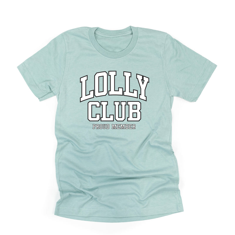 Varsity Style - LOLLY Club - Proud Member - Unisex Tee