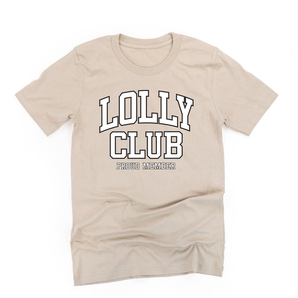 Varsity Style - LOLLY Club - Proud Member - Unisex Tee