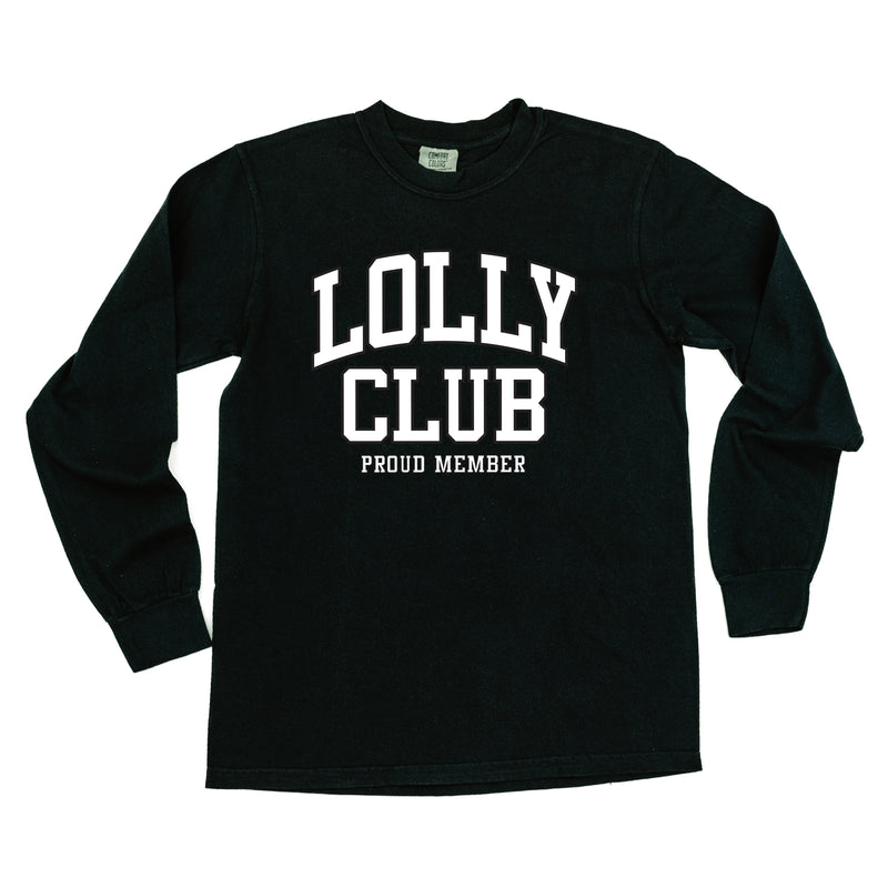 Varsity Style - LOLLY Club - Proud Member - LONG SLEEVE COMFORT COLORS TEE