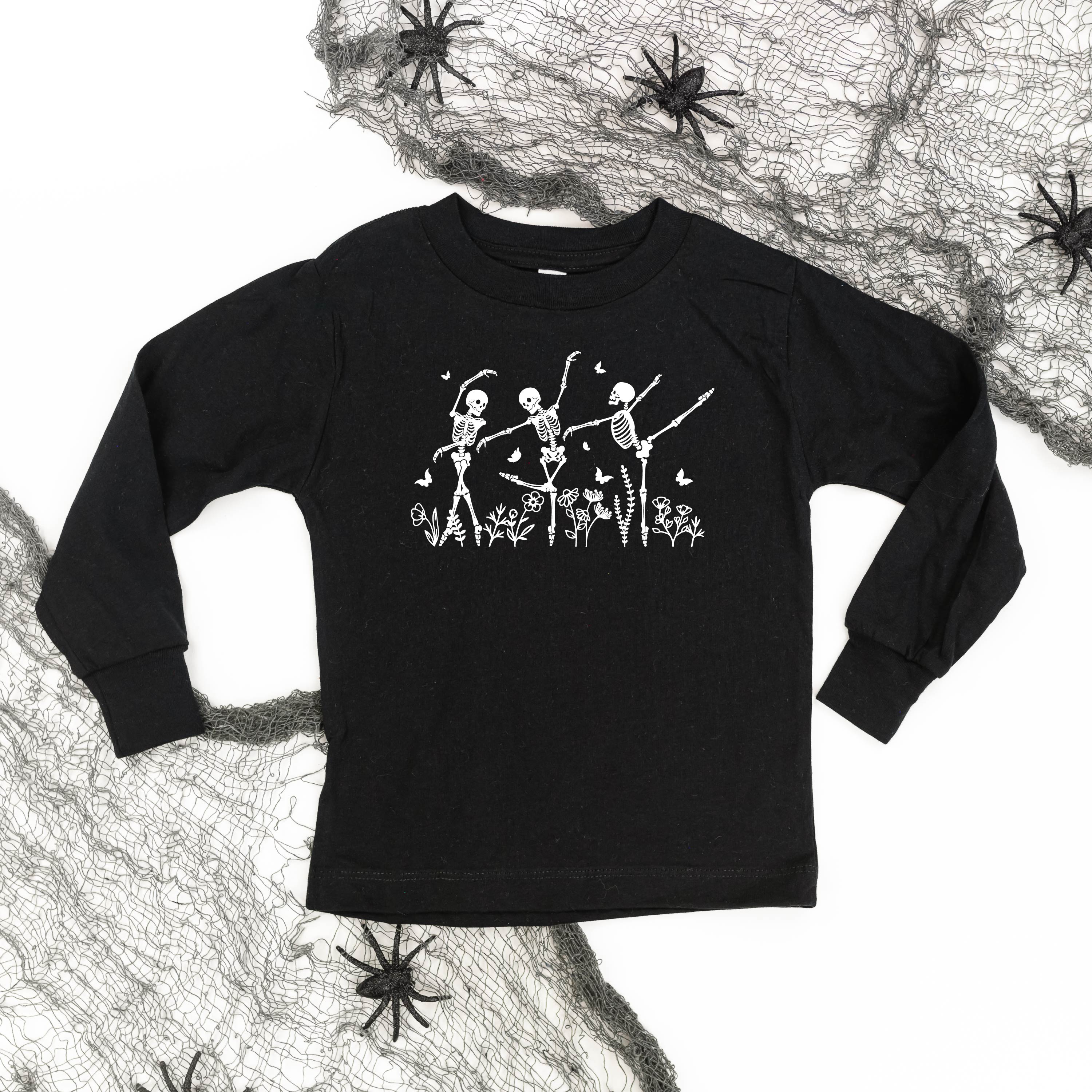 Ballerina Skellies - Child Long Sleeve Tee Little Mama Shirt Shop