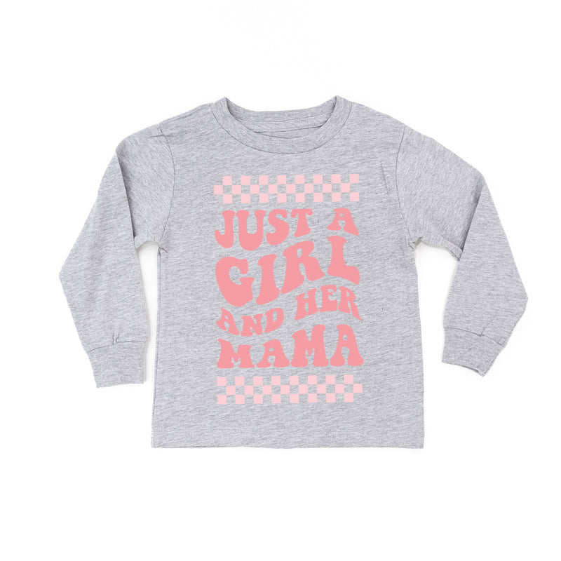 THE RETRO EDIT - Just a Girl and Her Mama - Long Sleeve Child Shirt