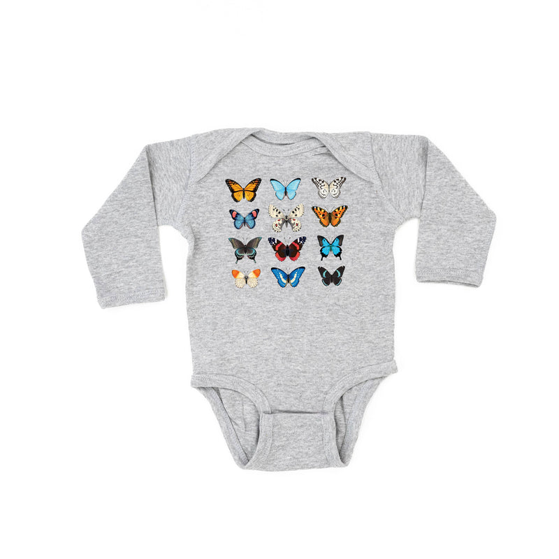 3x4 Butterfly Chart - Long Sleeve Child Shirt