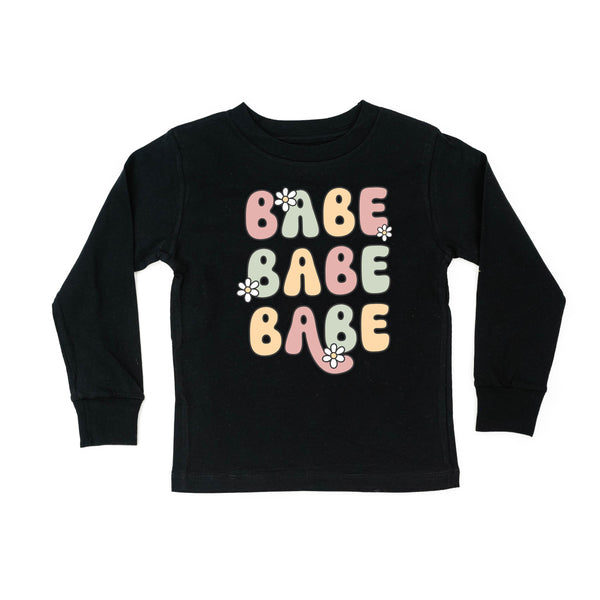 long_sleeve_child_tees_babe_with_daisies_little_mama_shirt_shop