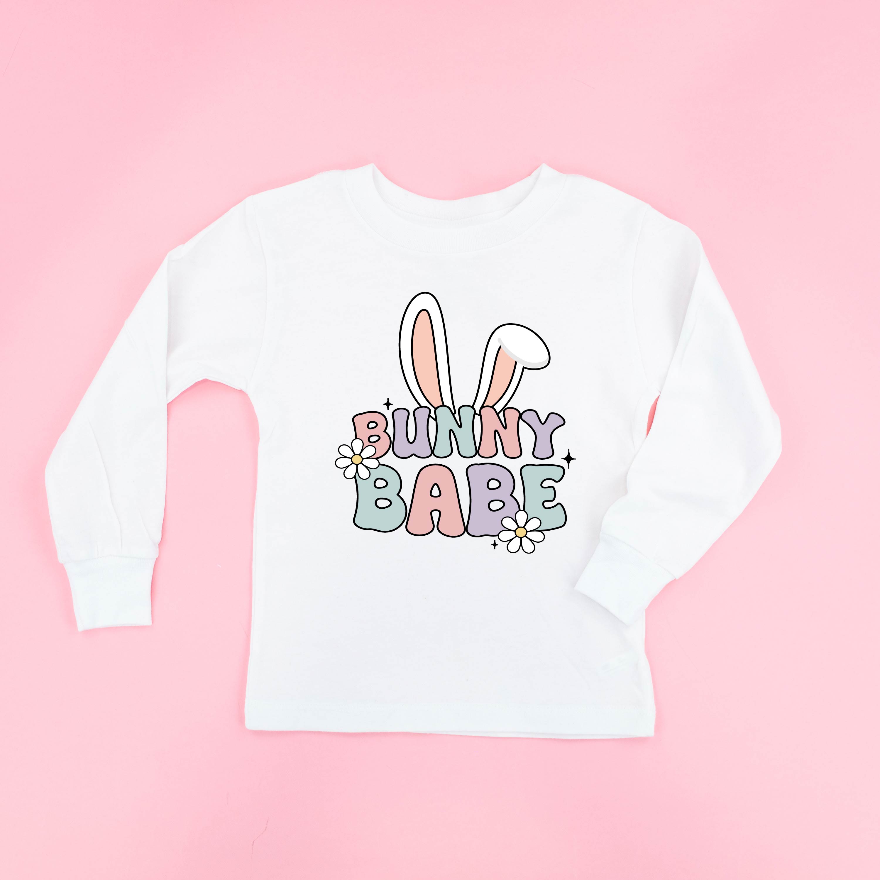 Bunny Babe - Child LONG SLEEVE Tee Little Mama Shirt Shop