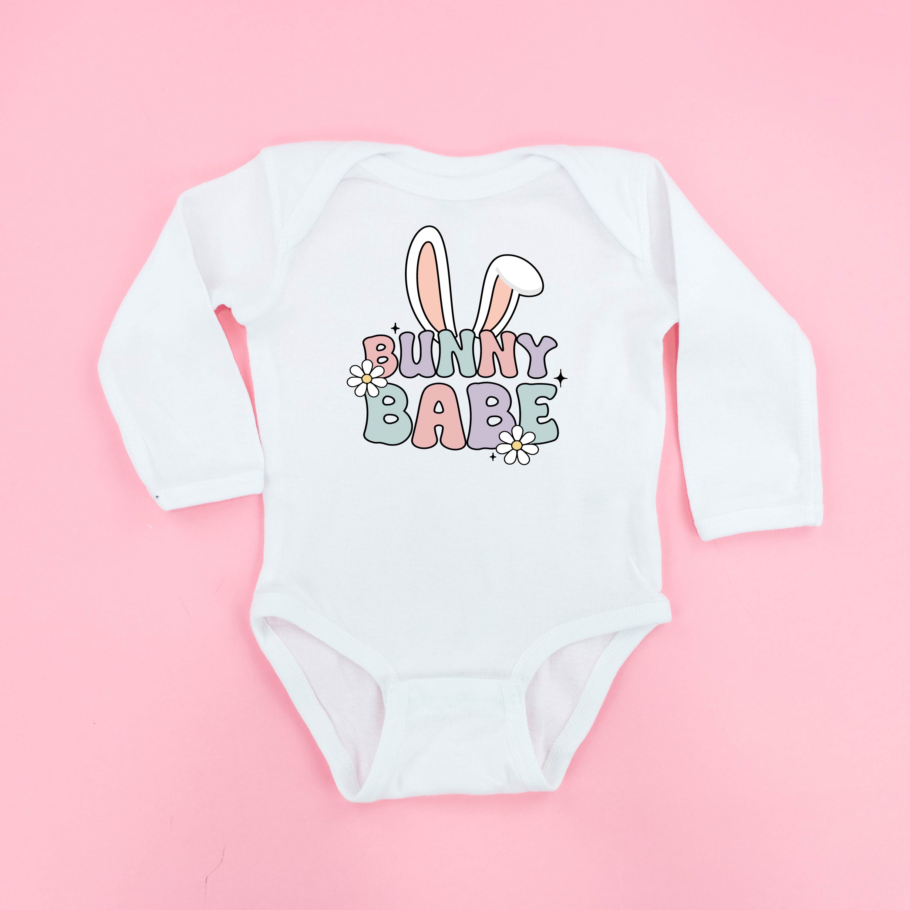 Bunny Babe - Child LONG SLEEVE Tee Little Mama Shirt Shop