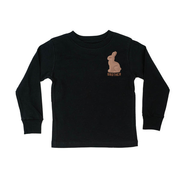 BROTHER - Chocolate Bunny - Pocket Design - Long Sleeve Child Shirt
