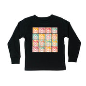 Clever Pastel Bunnies - Child LONG SLEEVE Tee Little Mama Shirt Shop