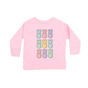 Pastel Peeps - 3x3 - Child LONG SLEEVE Tee Little Mama Shirt Shop