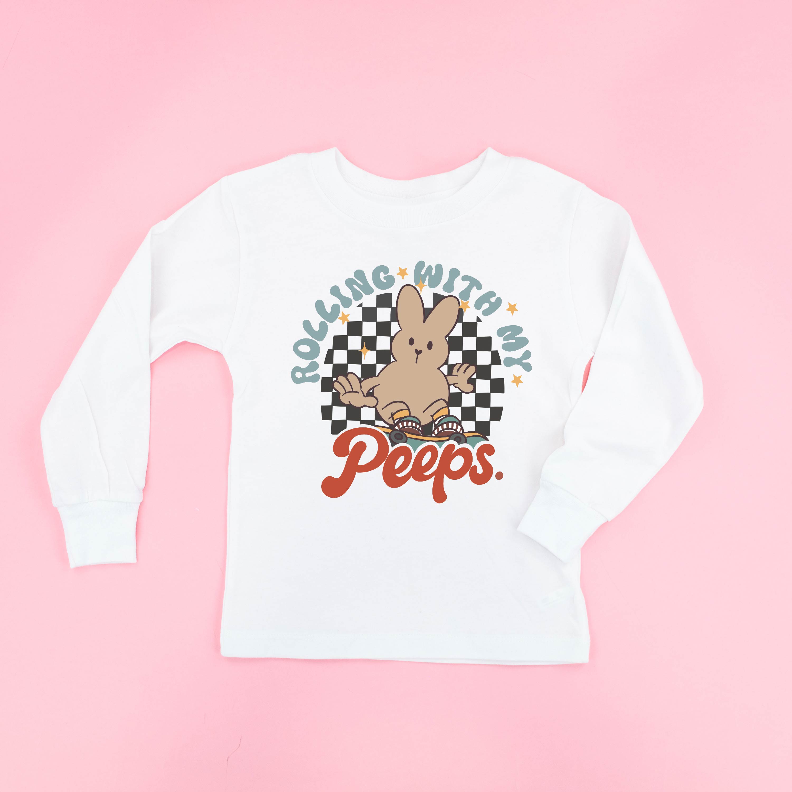Rolling With My Peeps - Child LONG SLEEVE Tee Little Mama Shirt Shop