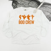 Boo Crew - Long Sleeve Comfort Colors Tee Little Mama Shirt Shop