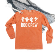 Boo Crew - Long Sleeve Comfort Colors Tee Little Mama Shirt Shop