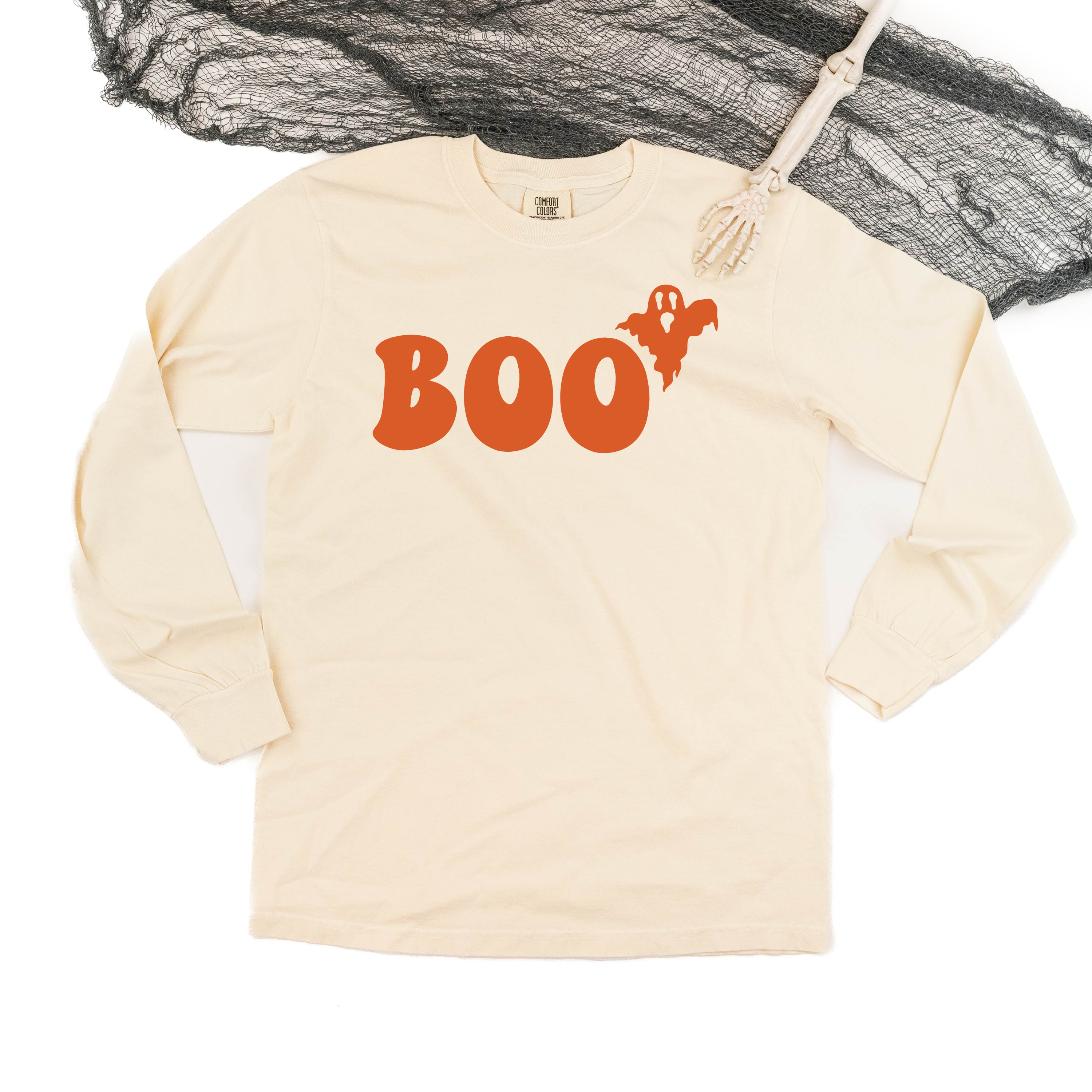 long_sleeve_comfort_colors_BOO_ghost_little_mama_shirt_shop