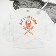 Bad to the Bone - Long Sleeve Comfort Colors Tee Little Mama Shirt Shop