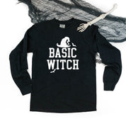 Basic Witch - Long Sleeve Comfort Colors Tee Little Mama Shirt Shop