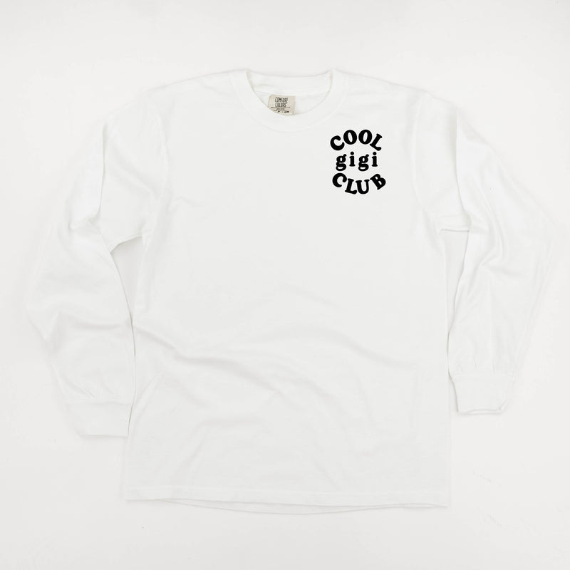 COOL Gigi CLUB - Pocket Design - LONG SLEEVE COMFORT COLORS TEE