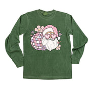 Disco Santa - LONG SLEEVE Comfort Colors Tee Little Mama Shirt Shop