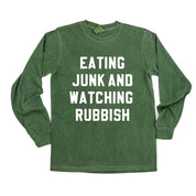 long_sleeve_comfort_colors_eating_junk_and_watching_rubbish_little_mama_shirt_shop