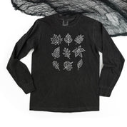 Fall Leaves - LONG SLEEVE Comfort Colors Tee Little Mama Shirt Shop