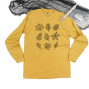 Fall Leaves - LONG SLEEVE Comfort Colors Tee Little Mama Shirt Shop