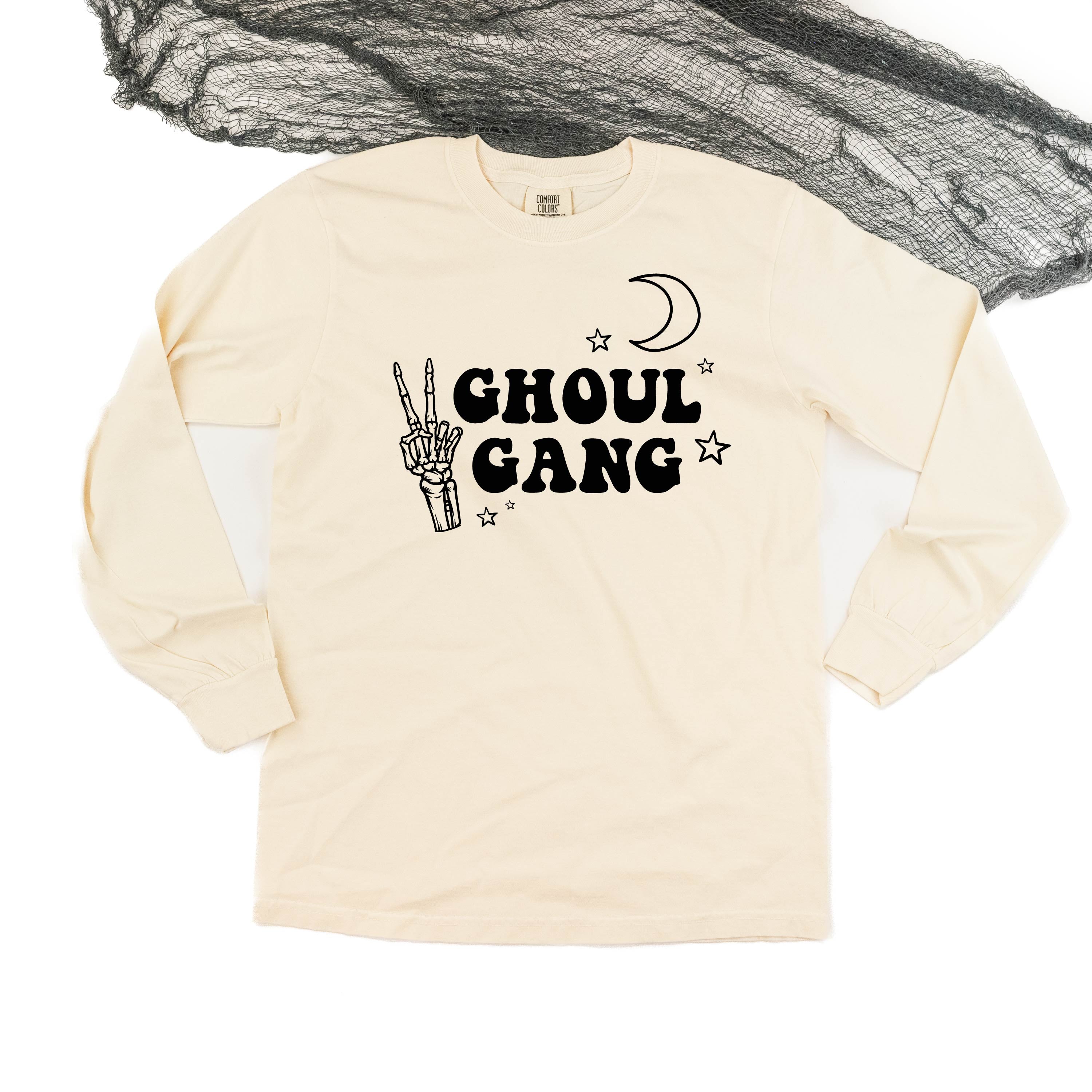 Ghoul Gang - Long Sleeve Comfort Colors Tee Little Mama Shirt Shop