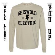 Griswold Electric - We'll Light You Up - LONG SLEEVE Comfort Colors Tee Little Mama Shirt Shop
