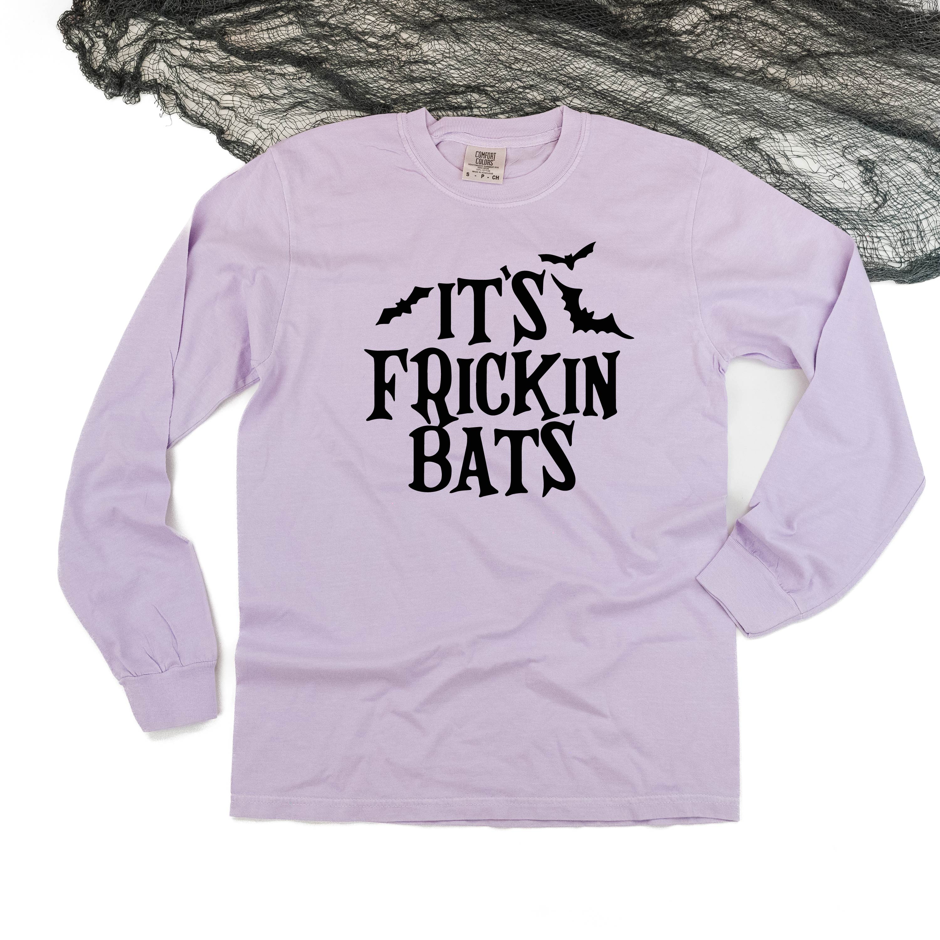 It's Frickin Bats - Long Sleeve Comfort Colors Tee Little Mama Shirt Shop