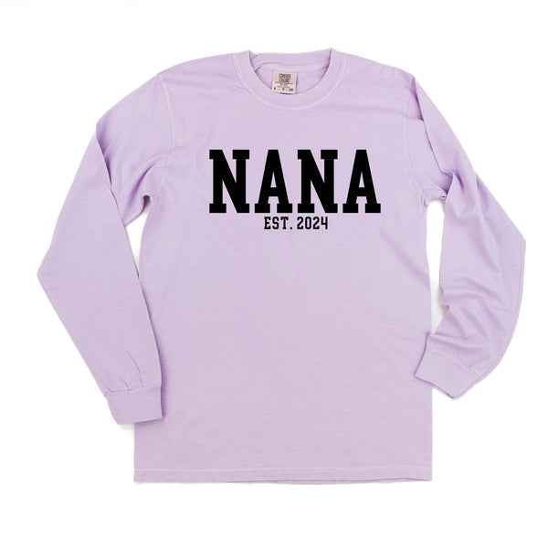 long_sleeve_comfort_colors_nana_select_your_year_little_mama_shirt_shop