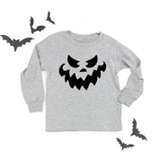 Scary Jack-o'-lantern Face - Child Long Sleeve Tee Little Mama Shirt Shop