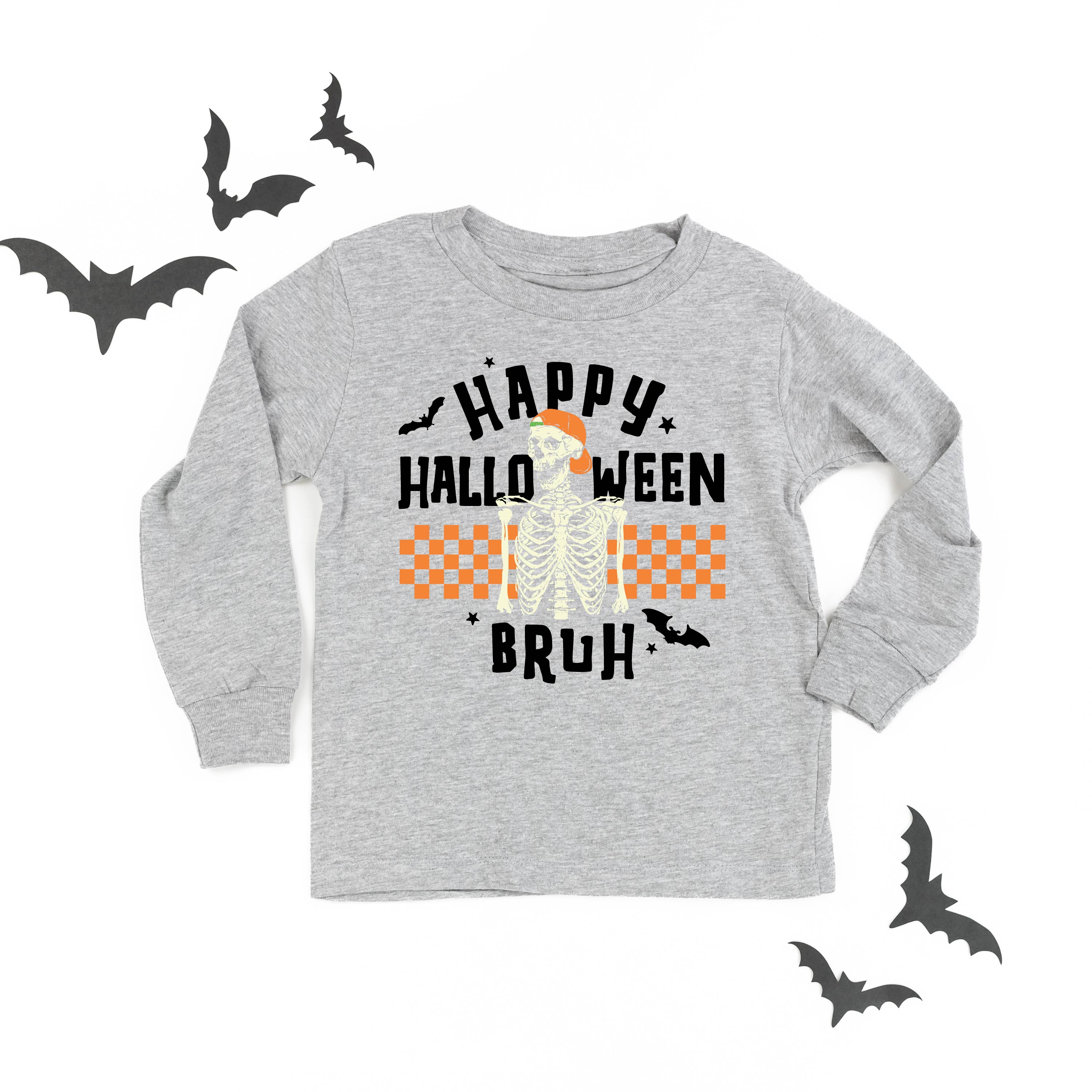 long_sleeve_kids_tee_happy_halloween_bruh_little_mama_shirt_shop