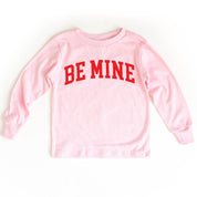 Arched Be Mine - Varsity - Child Long Sleeve Tee Little Mama Shirt Shop