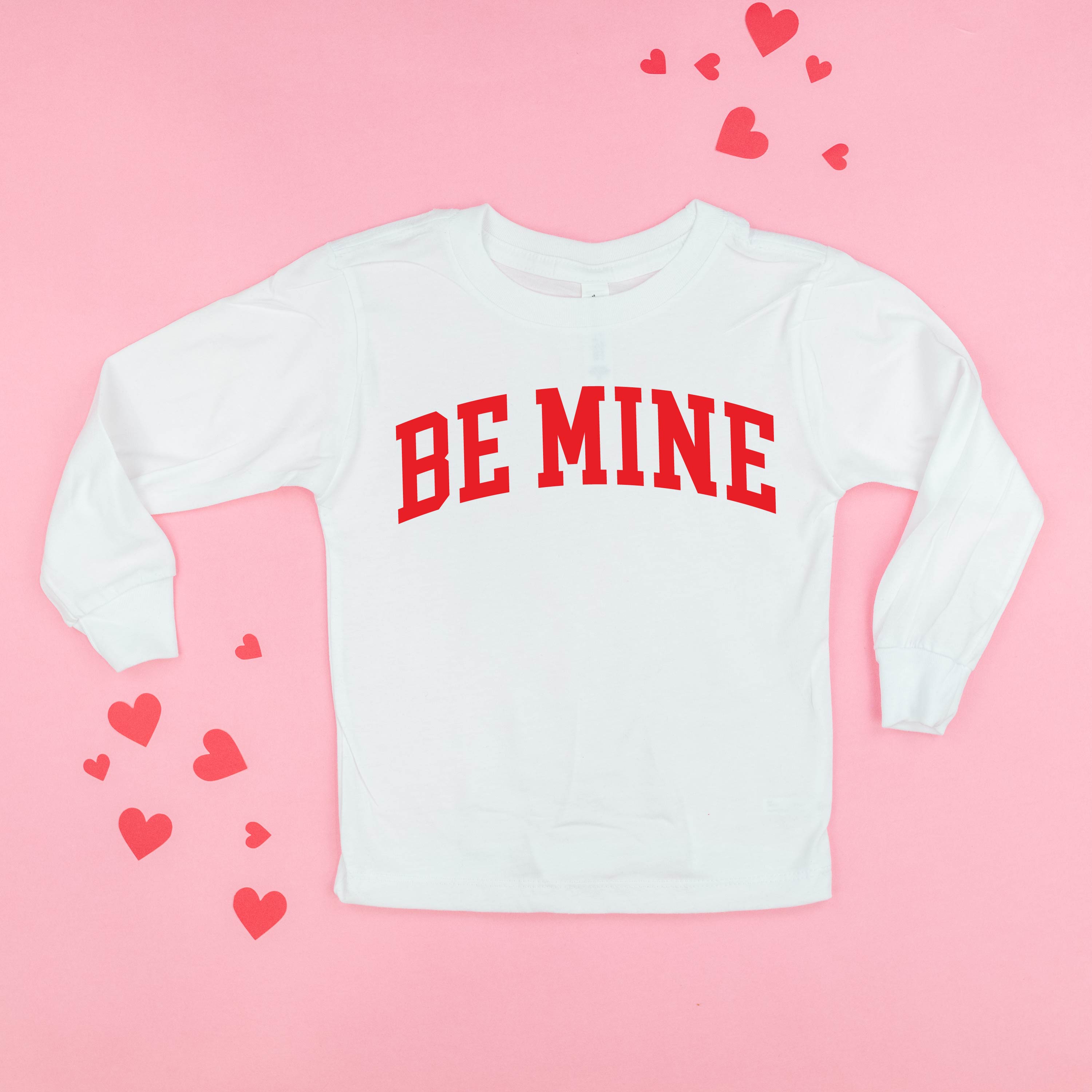 long_sleeve_kids_tees_arched_be_mine_varsity_little_mama_shirt_shop
