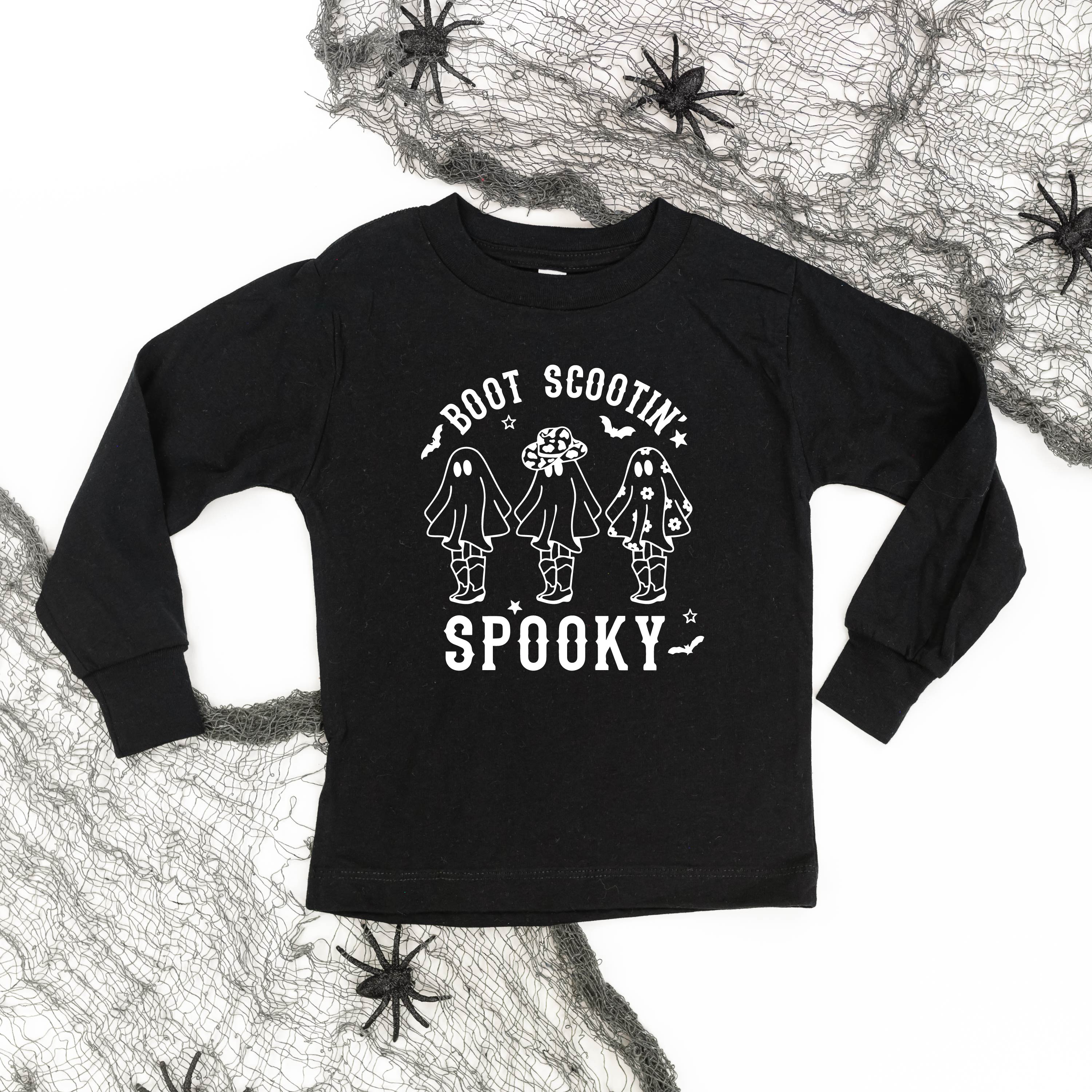 Boot Scootin' Spooky - Child Long Sleeve Tee Little Mama Shirt Shop