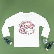 Disco Santa - Child LONG SLEEVE Tee Little Mama Shirt Shop