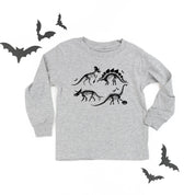 Four Dinosaur Skeletons - Child Long Sleeve Tee Little Mama Shirt Shop
