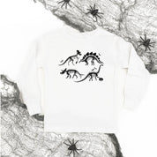 Four Dinosaur Skeletons - Child Long Sleeve Tee Little Mama Shirt Shop