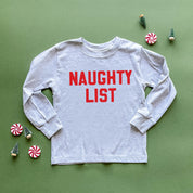 Naughty List - Child LONG SLEEVE Tee Little Mama Shirt Shop